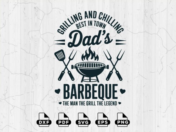 Download BBQ SVG, Dad's Bar and Grill Cut Files - Svg Collection