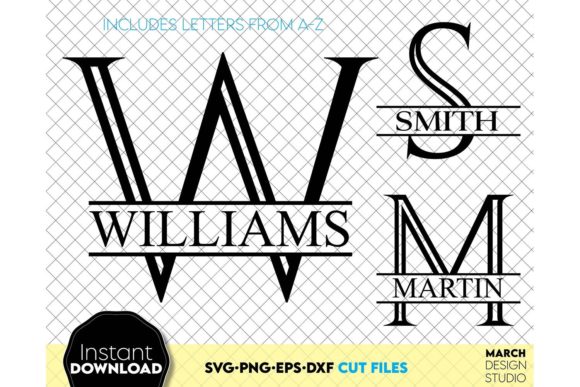 Download Monogram | Split Monogram SVG | Letters - Svg Collection