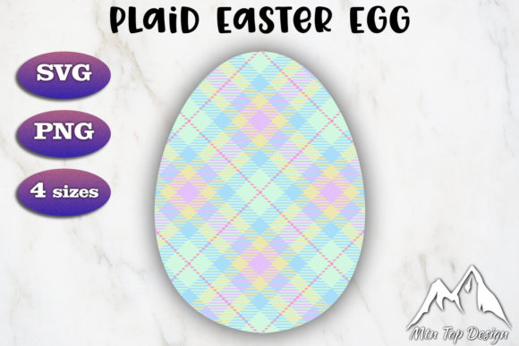 Download Spring Green Tartan Plaid Easter Egg SVG - Svg Collection