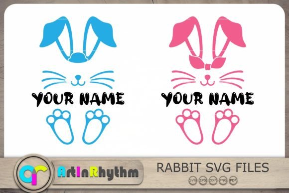 Download Easter Bunny Monogram Svg, Easter Svg - Svg Collection