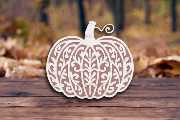 Download Fall Pumpkin Mandala SVG Laser Cut File - Svg Collection