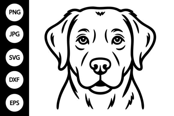 Download Labrador Retriever Dog Face SVG - Svg Collection