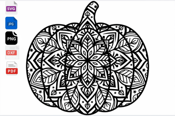 Download Pumpkin Mandala SVG Cut File - Svg Collection