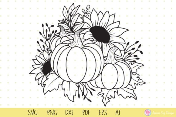 Download Fall Pumpikn,Fall Svg ,Sunflower Svg. - Svg Collection