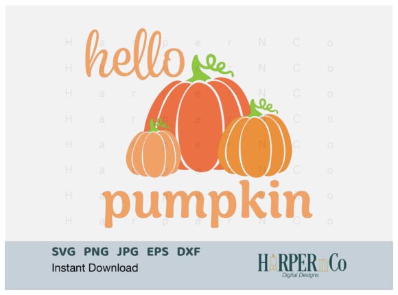 Download Hello Pumpkin SVG Thanksgiving Autumn - Svg Collection