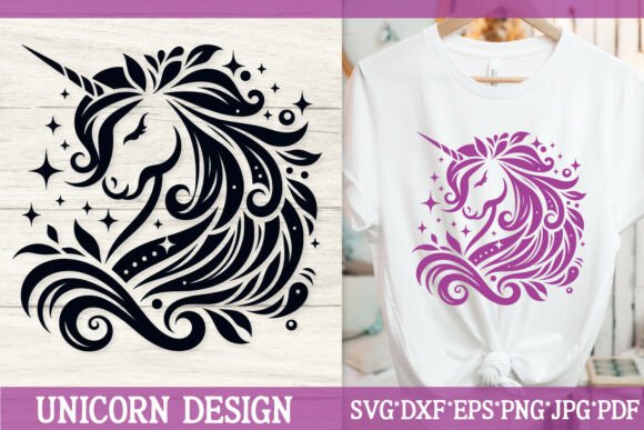 Download Elegant Unicorn Silhouette SVG Cut File - Svg Collection