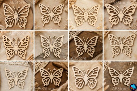 Download Wooden Butterfly Laser Cut SVG Bundle - Svg Collection