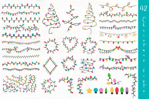Download Christmas Lights SVG PNG Vector Bundle - Svg Collection