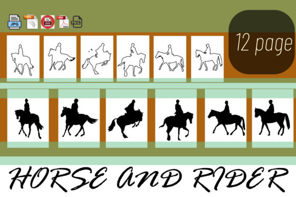 Download Horse and Rider Monocrom - Monocrom Collection