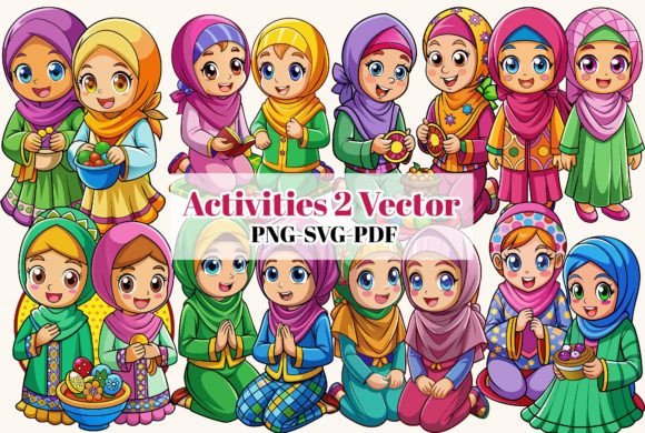 Download Muslim Family Cartoon Vector Art SVG.PNG - Svg Collection