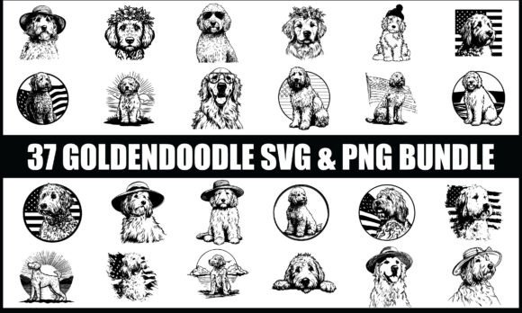 Download Goldendoodle SVG PNG Bundle, Dog Vector - Svg Collection