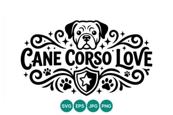 Download Cane Corso Love Dog Vector Art - Dog vector Collection