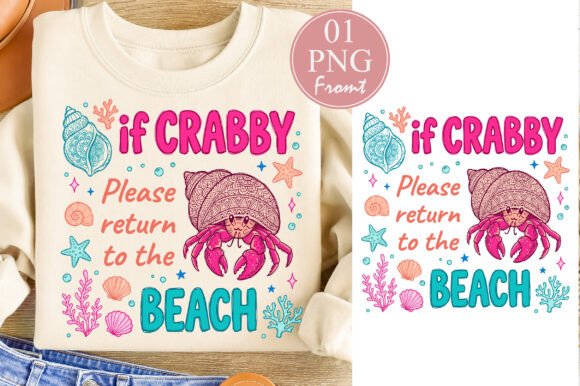 Download Funny Beach Quotes PNG, Hermit Crab - Hermit crab Collection