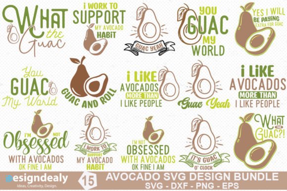 Download Avocado SVG Bundle - Avocado svg Collection