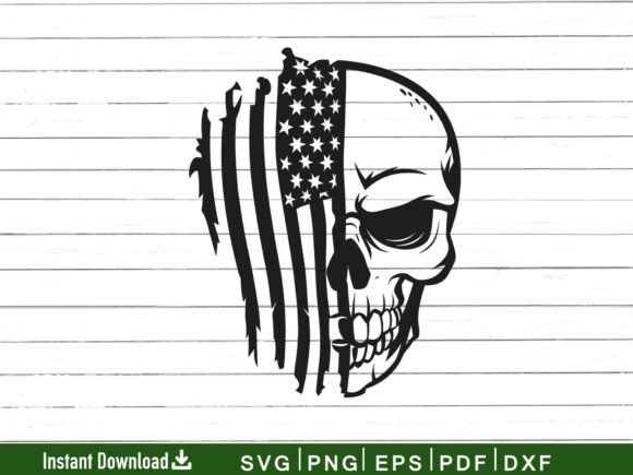 Download USA Veteran Skull Svg File, Cutting File - Svg Collection