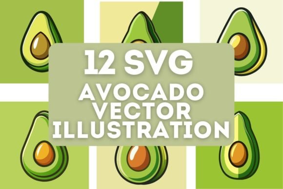 Download 12 Cartoon Avocado SVG - Avocado svg Collection