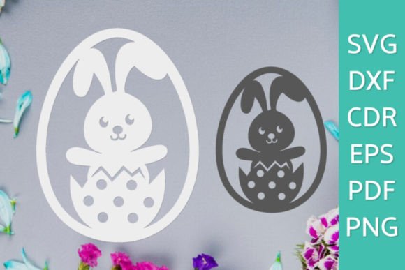 Download Easter Egg Svg Papercut| Easter Bunny - Svg Collection