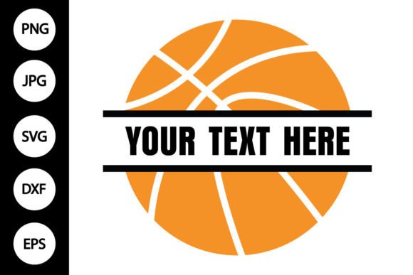 Download Basketball Split Monogram SVG, PNG, DXF - Svg Collection