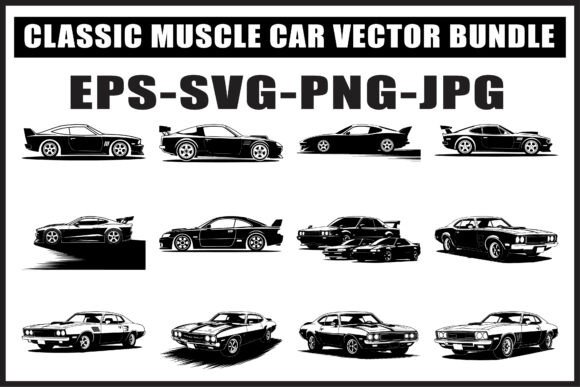 Download Classic Muscle Car SVG Bundle - Svg Collection