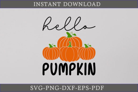 Download Hello Pumpkin SVG Cut File - Svg Collection