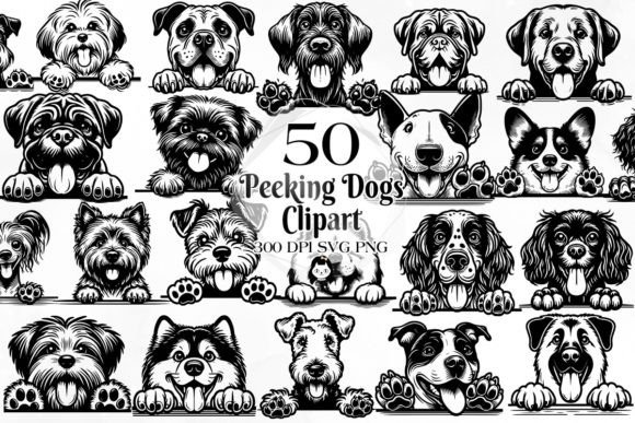 Download 50 Peeking Dog Vector Art SVG PNG Part 2 - Svg Collection