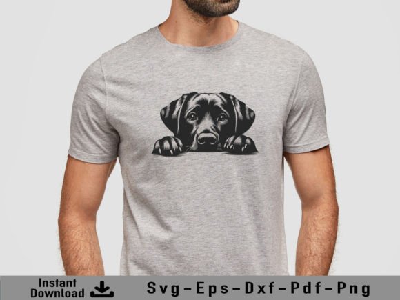 Download Peeking Labrador Retriever Dog Svg File - Svg Collection
