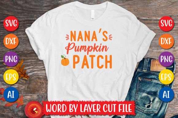 Download Nana's Pumpkin Patch SVG Design - Svg Collection