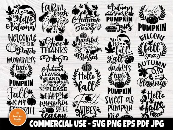 Download Fall SVG Bundle, Autumn Svg, Pumpkin Svg - Svg Collection