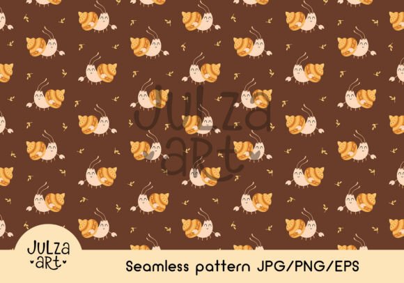 Download Hermit Crab Seamless Pattern - Hermit crab Collection