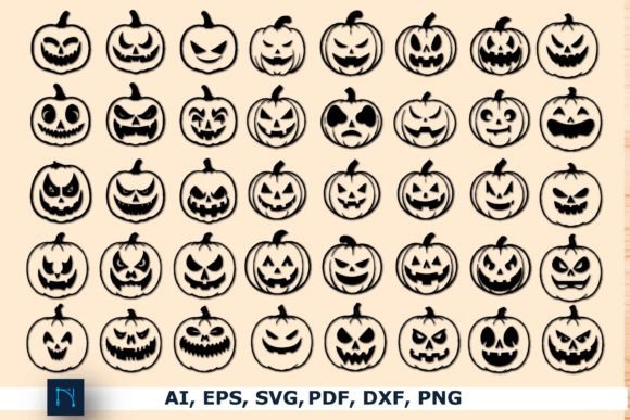 Download Cricut Pumpkin Face SVG Mega Bundle - Svg Collection