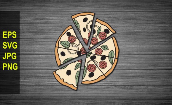 Download Slice Pizza Vector Illustration SVG - Svg Collection