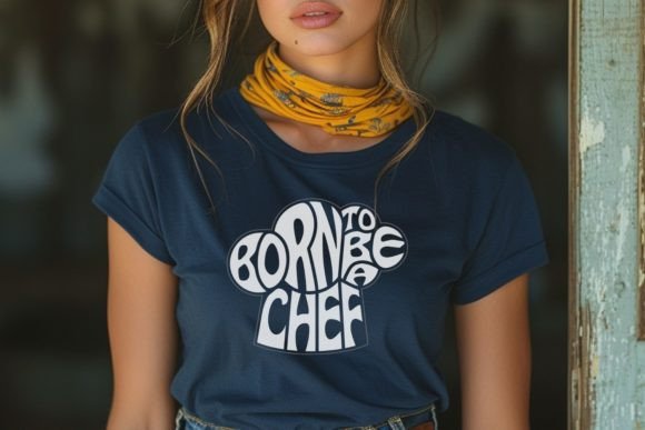 Download Born to Be a Chef Svg Cut, Lettering - Svg Collection