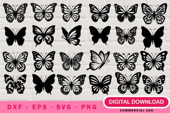 Download Fluttering Butterfly SVG Pack - Svg Collection