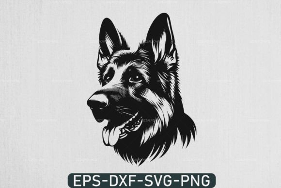 Download German Shepherd Svg , Dog Head Svg - Svg Collection
