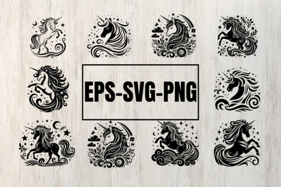 Download Unicorn Svg Bundle - Svg Collection