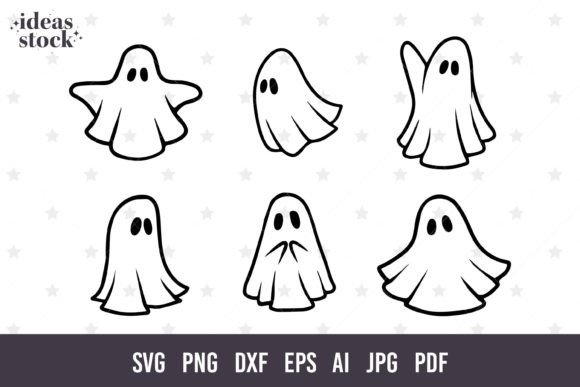 Download Bundle Cute Ghost Svg. Halloween Svg. - Svg Collection