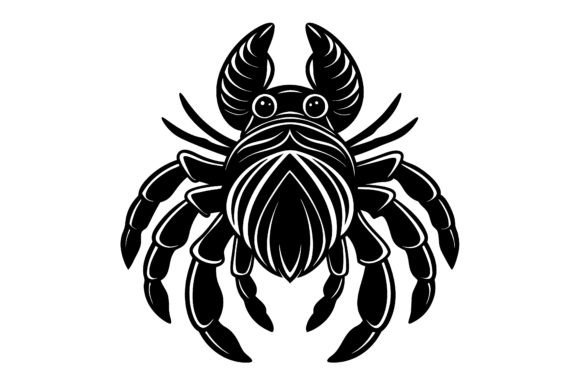 Download Cute Hermit Crab Silhouette Illustration - Hermit crab Collection