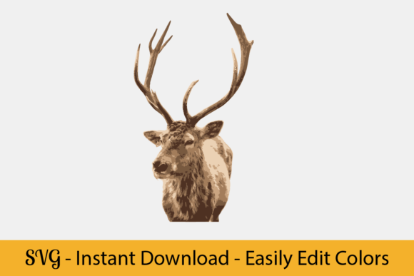 Download Deer Graphic, Deer Illustration SVG - Svg Collection