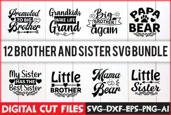 Download Brother and Sister SVG Bundle - Svg Collection