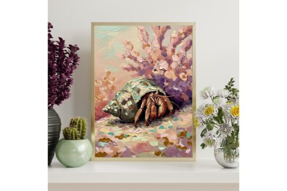 Download Hermit Crab Coral Reef Printable Wall - Hermit crab Collection
