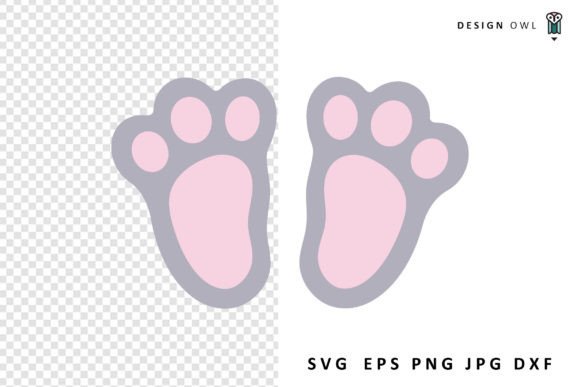 Download Bunny Feet SVG File - Svg Collection