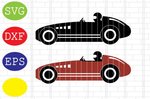 Download Vintage Car Svg, Retro Race Car Svg Eps - Svg Collection