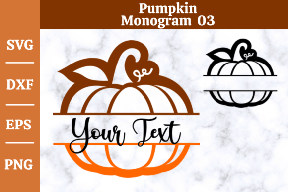 Download Pumpkin Monogram SVG,Fall, Halloween #03 - Svg Collection