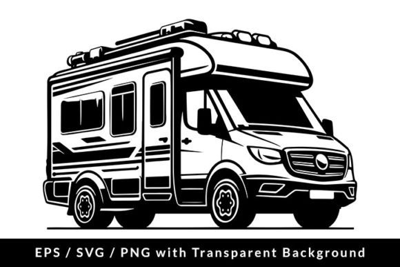 Download Camper Van RV Isolated SVG EPS PNG - Svg Collection