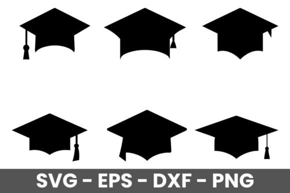 Download Graduation Cap SVG Cut Files Bundle - Svg Collection