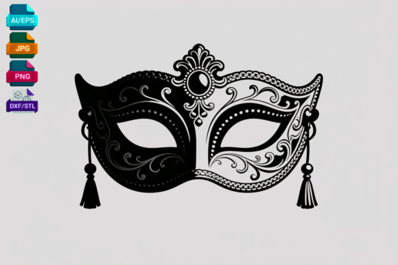Download Elegant Masquerade Mask SVG Vector File - Svg Collection