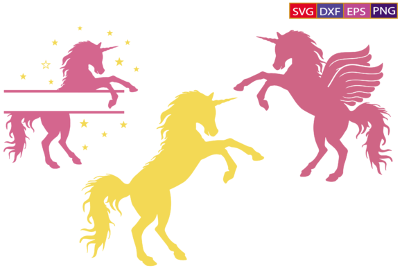 Download Unicorn Svg,Unicorn Split Monogram Svg - Svg Collection