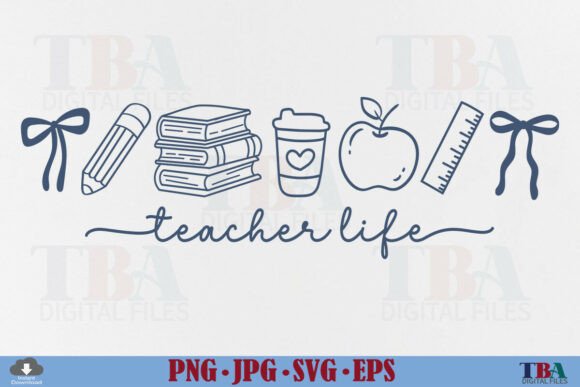 Download Teacher Life Svg, Preppy Back to School - Svg Collection