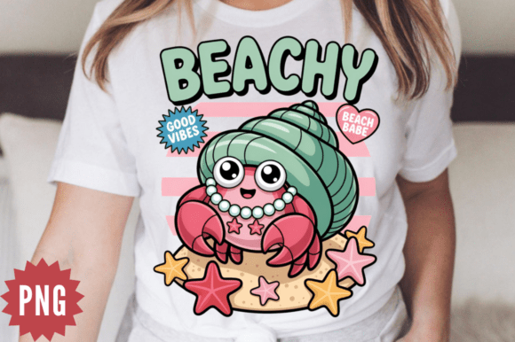 Download Cute Beachy Hermit Crab PNG Design - Hermit crab Collection
