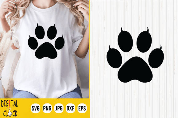 Download Cat Paw Print Design SVG File - Svg Collection